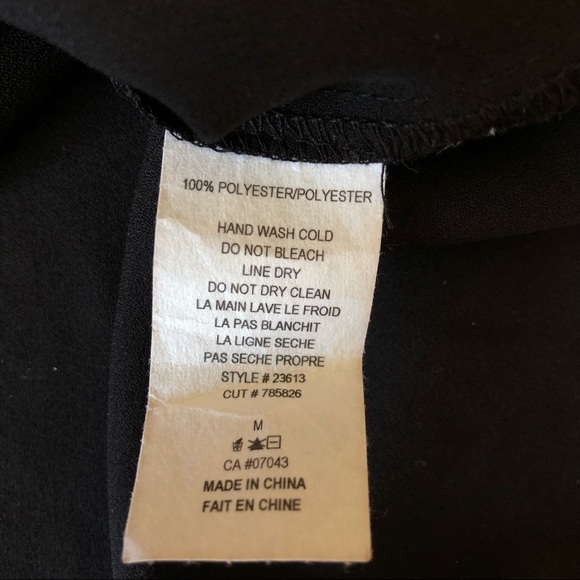 NWOT Monteau White Accent Long Sleeve Button Up - Picture 11 of 15